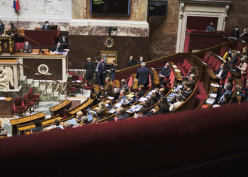 La résolution reconnaissant le génocide des Ouïghours a été adoptée jeudi 20 janvier par l’Assemblée nationale. (Victor Bonilla/Hans Lucas/AFP)