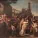 « La Patrie en danger » par Guillaume Guillon Lethière, 1799. Intitulé également "L’enrôlement des volontaires" (1799, Musée de la Révolution française, Vizille)