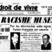 Dans son numéro du 29 avril 1939, «Le Droit de Vivre» se félicitait de l’adoption de la première loi française contre le racisme, par le gouvernement Daladier.