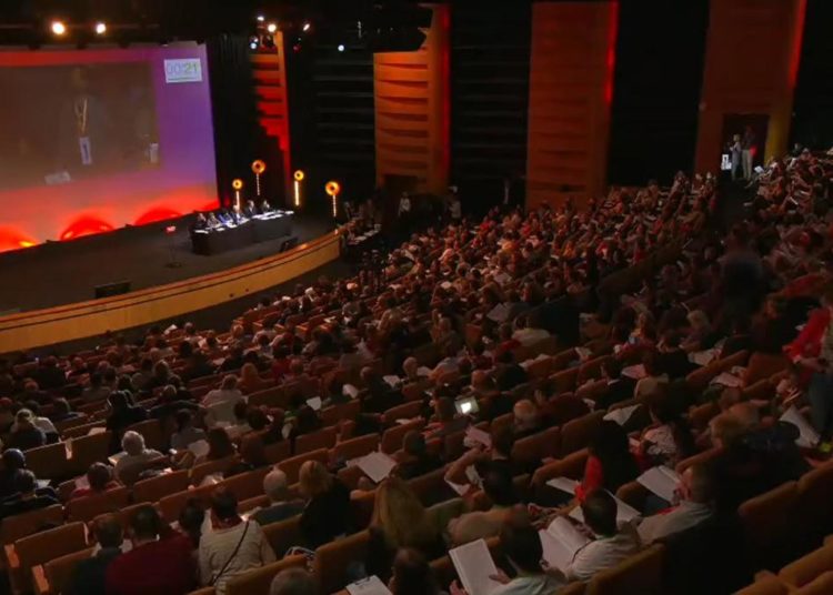 Le 29e congrès du Parti communiste français s’est tenu du 7 au 10 avril 2023. (Capture YouTube)