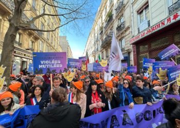 Manifestation du 8 mars 2025, Paris (photo Martine Fitoussi)