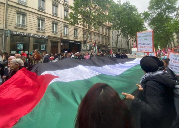 Manifestation à Lyon, 1er mai 2024 (DR)