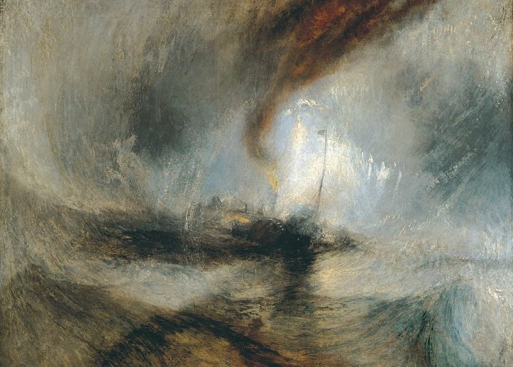Joseph Mallord William Turner, Snow Storm. Steam-Boat off a Harbour's Mouth, 1842.
