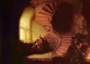 Rembrandt, Philosophe en méditation, 1632 (Louvre)