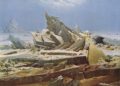 Caspar David Friedrich, La Mer de glace (Das Eismeer), 1824