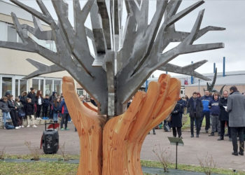 L'Arbre de la laïcité, collège Pierre Labonde de Méry-sur-Seine (Aube) (© académie de Reims)