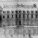 Le collège royal, futur collège de France, dessiné par Claude Chastillon, 1612