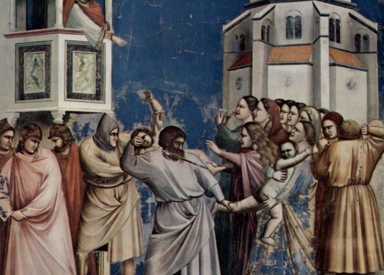 Le massacre des innocents (chapelle Scrovegni), Giotto di Bondone. (Wikimedia Commons)