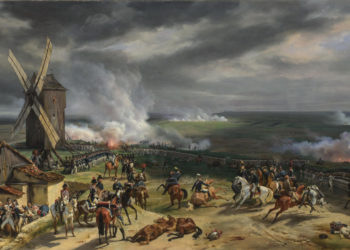 La nation invoquée par le RN a peu à voir avec la nation célébrée par le général Kellermann le 20 septembre 1792 à Valmy. (La bataille de Valmy peinte par Horace Vernet, National Gallery de Londres, DR)