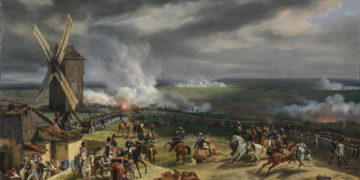 La nation invoquée par le RN a peu à voir avec la nation célébrée par le général Kellermann le 20 septembre 1792 à Valmy. (La bataille de Valmy peinte par Horace Vernet, National Gallery de Londres, DR)