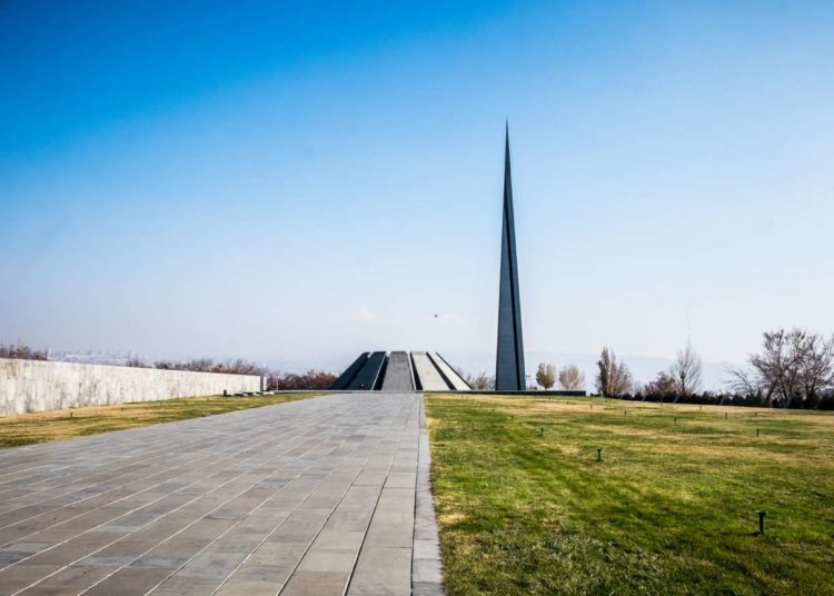 Tsitsernakaberd Armenian Genocide Memorial Complex, Ծիծեռնակաբերդի խճուղի, Yerevan, Armenia (AP/Unsplash)